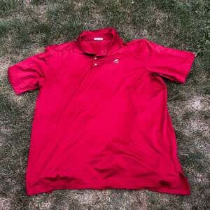 Peter Millar Summer Comfort Red Short Sleeve Golf Polo Shirt with Bird Embroider